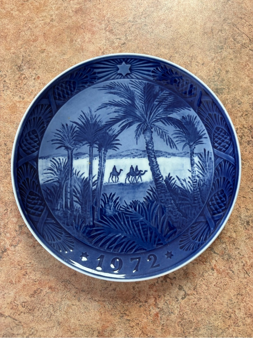 Vintage 1972 Royal Copenhagen - in the desert collectors plate